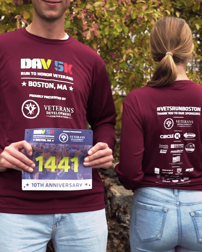 2025 DAV 5K Shirt and Bib